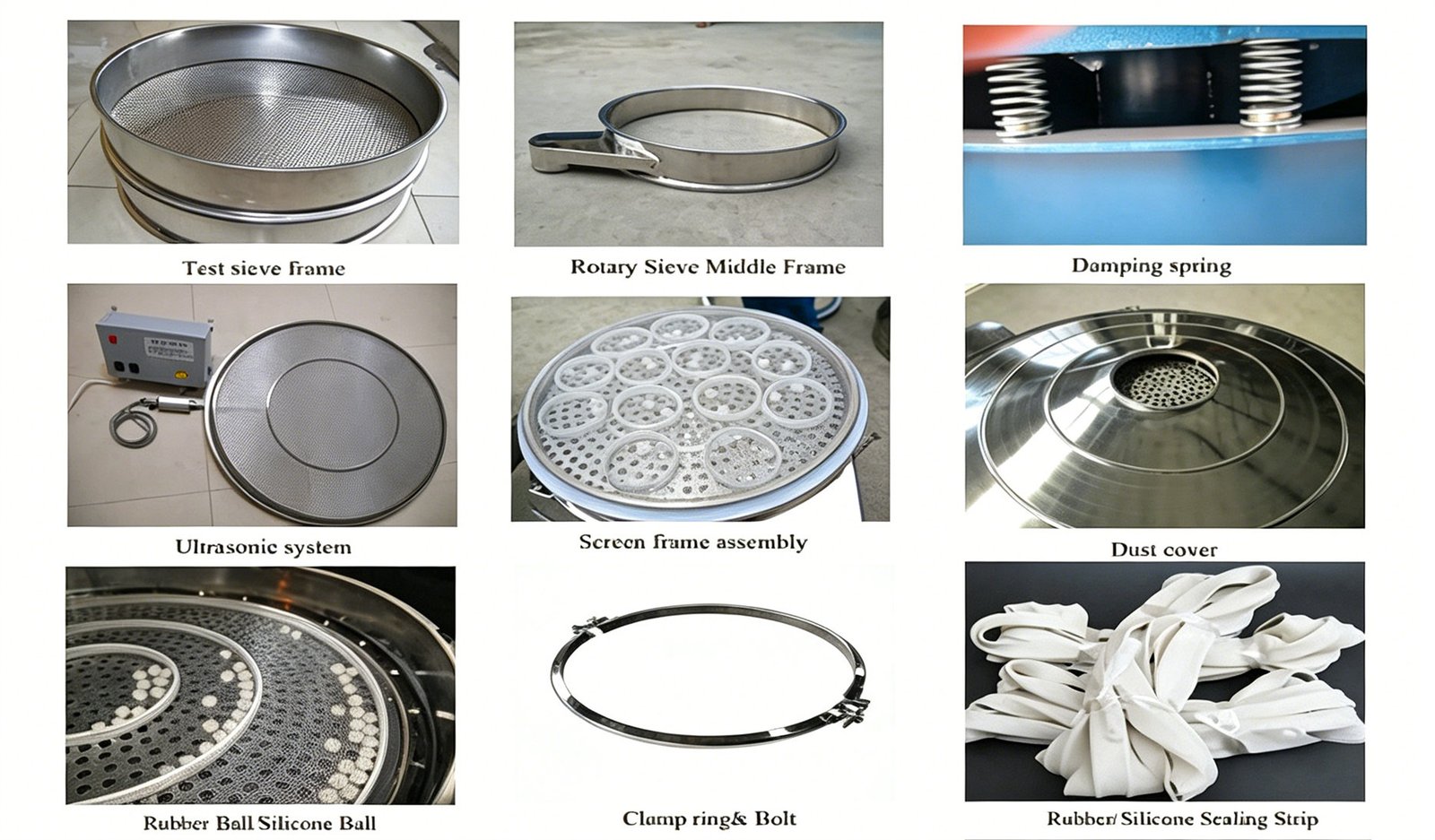 Rotary Vibrating Screen Parts_ Rotary Vibrating Screen Parts_